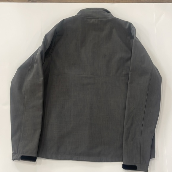 Landaway Grey Soft-shell Jacket Mens/Uni-sex Medium Zip Outdoor Alaska logo - Picture 10 of 10